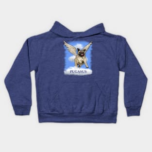 PUGASUS! Kids Hoodie